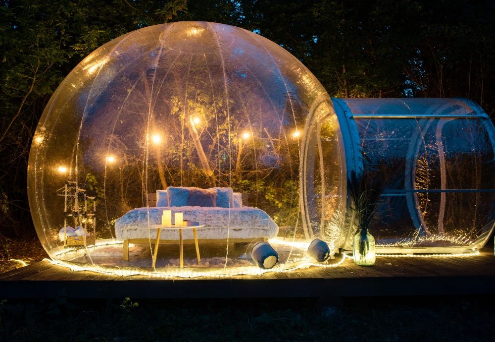 inflatable outdoor bubble tent