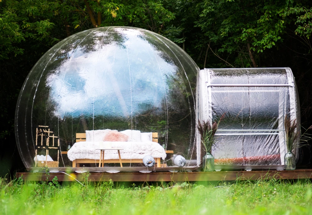 inflatable outdoor bubble tent